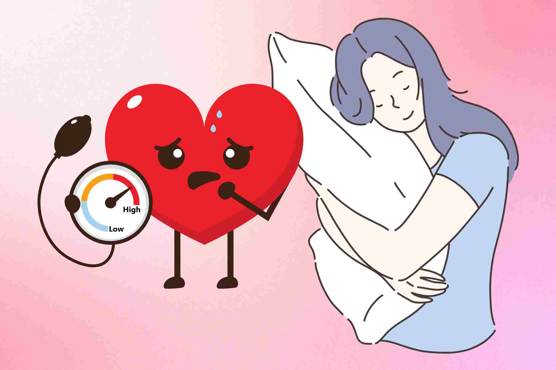 Golden hour to go to bed for people with high blood pressure. Graphics: Dinh Dinh