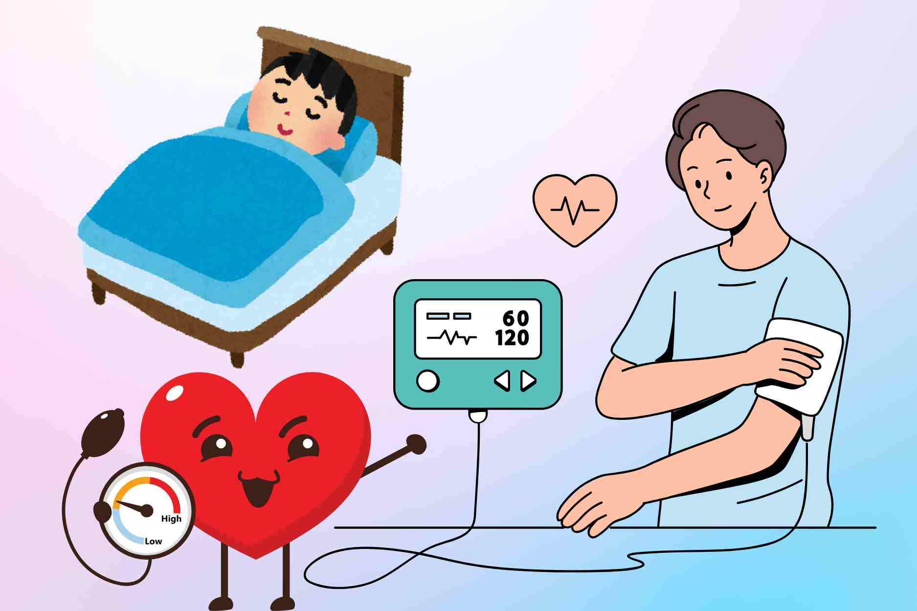 Tips to help people with high blood pressure sleep well. Graphics: Dinh Dinh