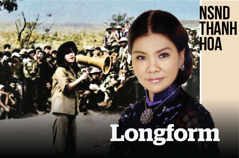 NSND Thanh Hoa: Tôi đã hát trong những chiếc hôn đẫm nước mắt của ngày 30.4.1975