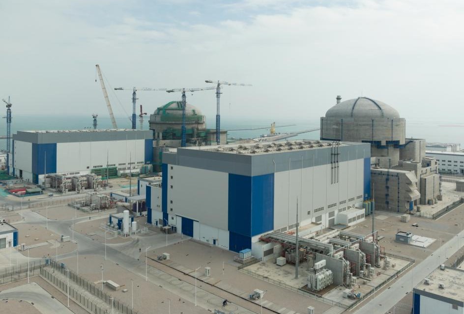 El primer generador (derecha) del proyecto de energia nuclear Changzhou en la provincia de Fujian, China, el 1 de enero de 2025. Imagen de la agencia Xinhua