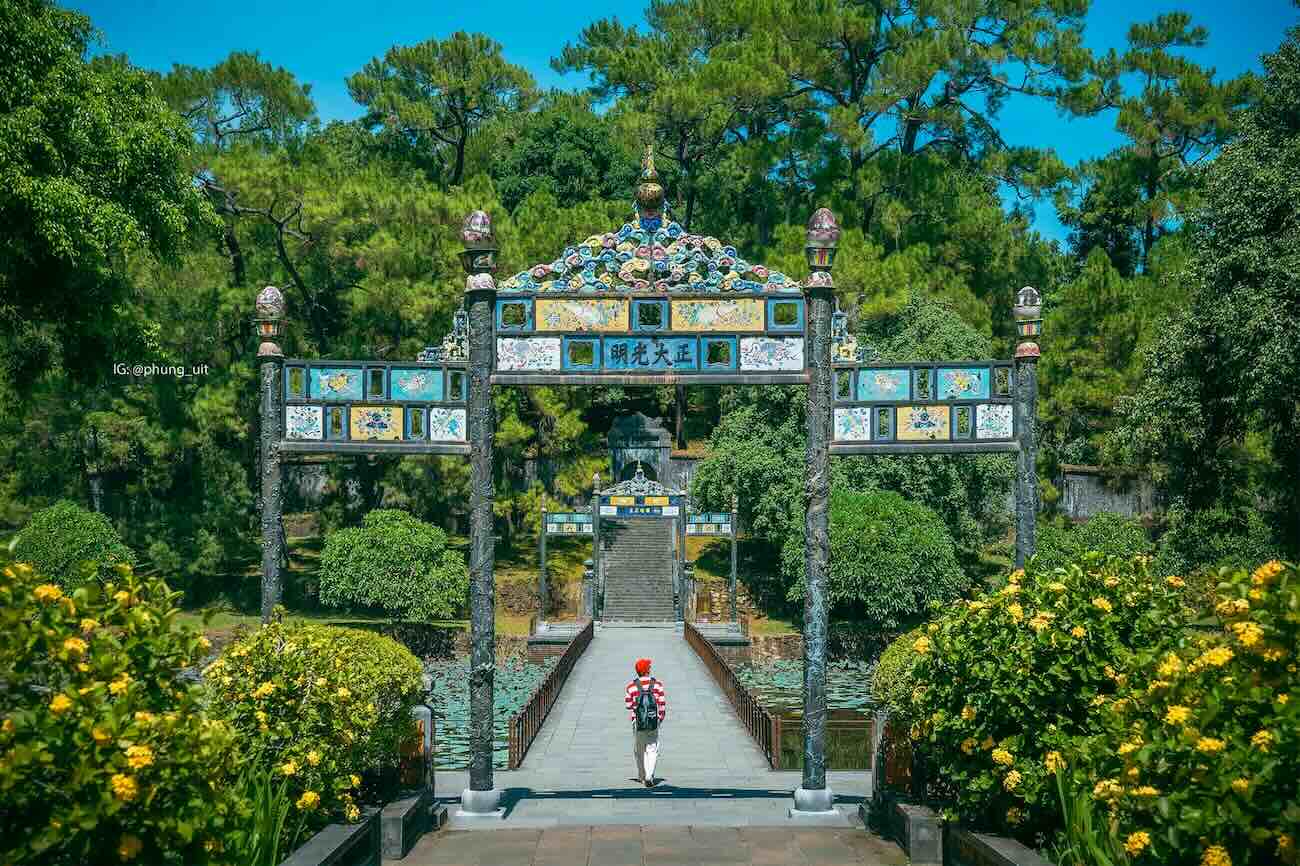 Lang tam cua cac vua chua trieu Nguyen la nhung diem den khong the bo qua khi den Hue. Anh: Minh Phung.
