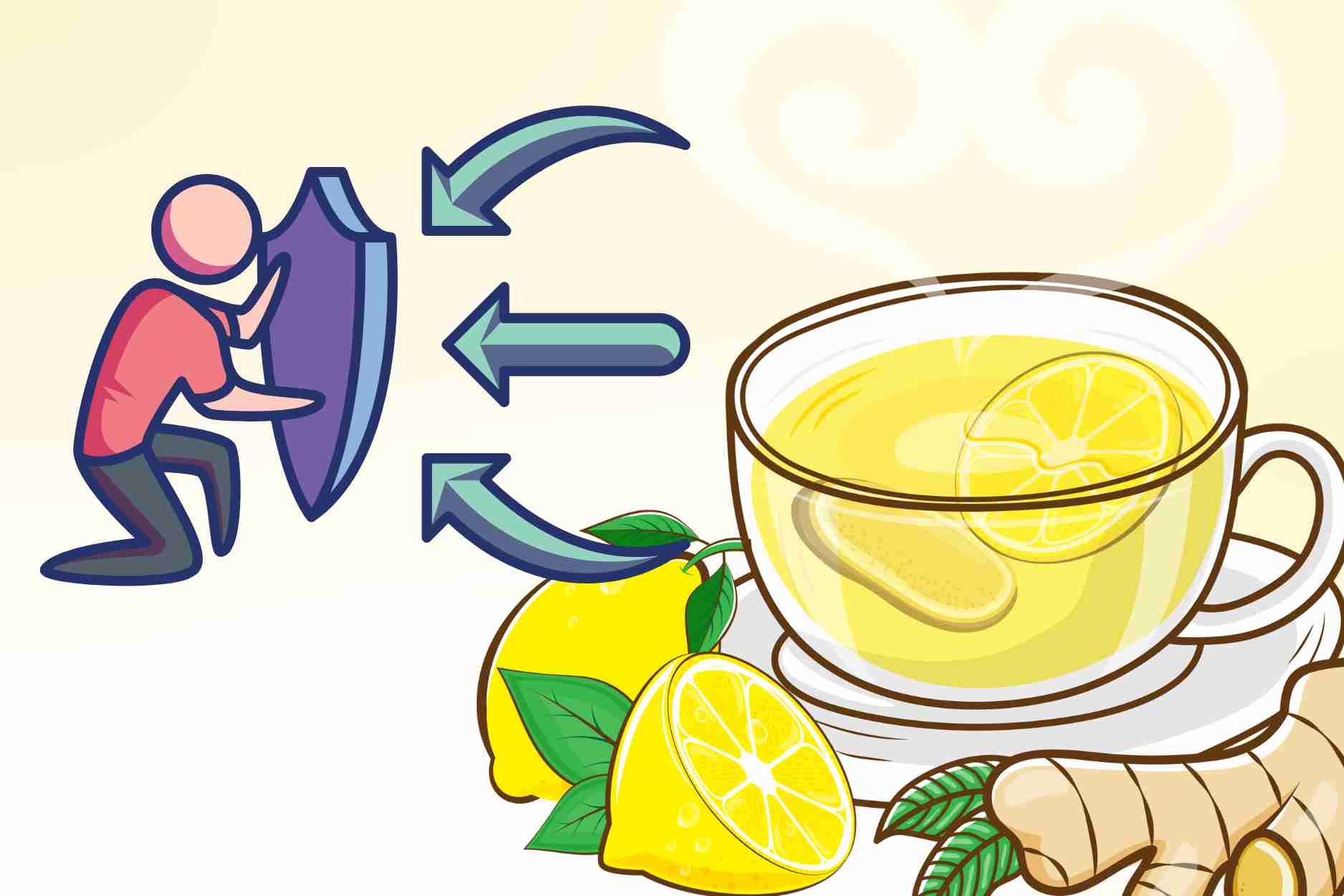 When to drink ginger lemon tea to be good for digestion, increase resistance