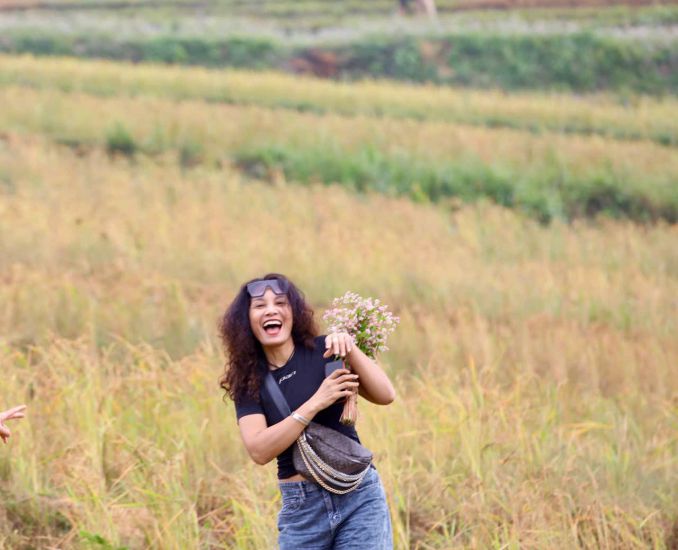 El ex jugador de voleibol Ha Thu Do se enorgullece de su viaje ligado al voleibol. Imagen: Personaje de la fuente