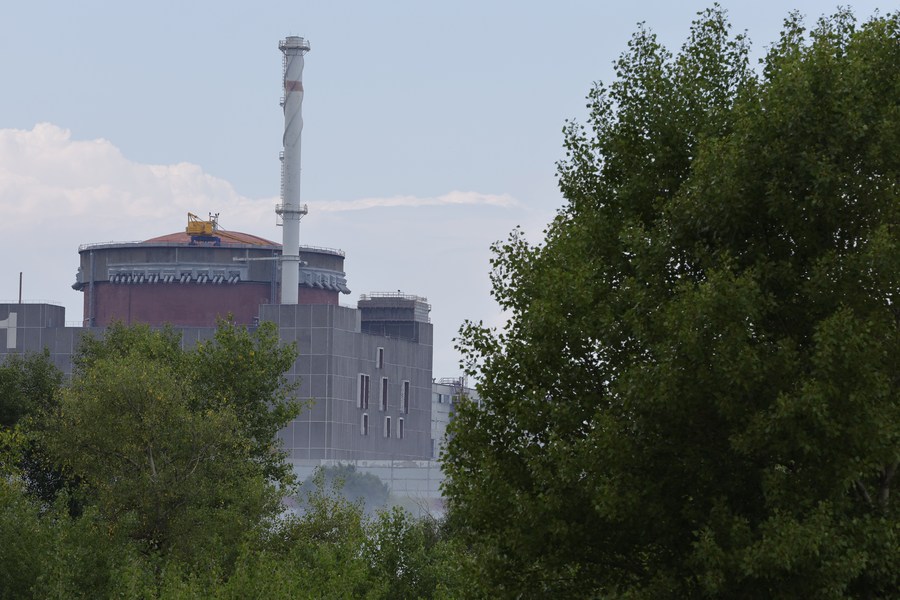 La planta de energia nuclear de Zaporizhzhia. Imagen de la agencia Xinhua