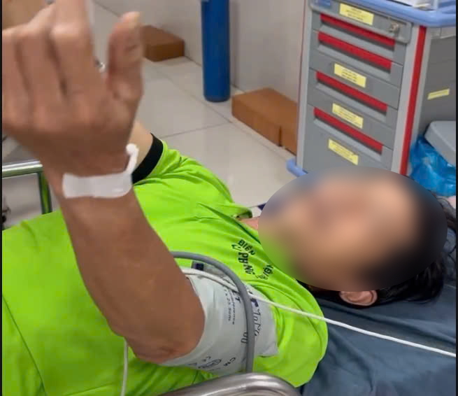 Mr. H was saved from a stroke thanks to emergency care during rush hour. Photo: Vietnam - Cuba Dong Hoi Friendship Hospital