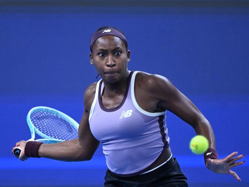 Tennis player Coco Gauff shows great talent and media appeal. Photo: Xinhua