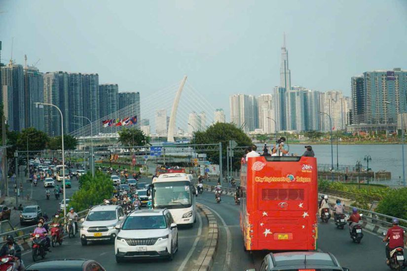 La ciudad de HCMC afirma su papel como el mayor centro economico de Vietnam. Imagen: Las perlas