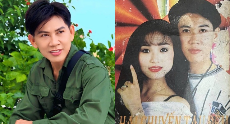 Singer Mai Tuan shared a photo with Yen Khoa. Photo: Provided by the artist.