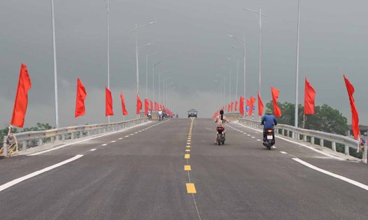 Tuyến đường ĐT.277B kết nối với cầu Hà Bắc 2 tỉnh Bắc Giang. Ảnh: Đăng Hòa