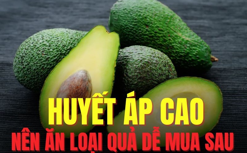 Avocado is one of the nutritious fruits, beneficial for people with high blood pressure. Graphics: Tra My