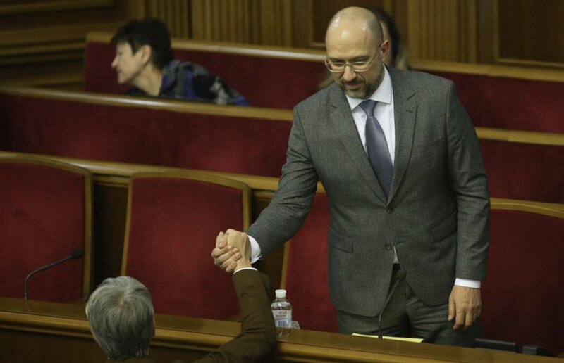 El primer ministro de Ucrania, Denys Shmyhal. Imagen de la agencia Xinhua