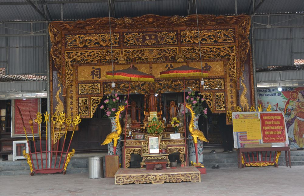 Trung Coc Temple, a historical relic of the legendary Bach Dang victory.
