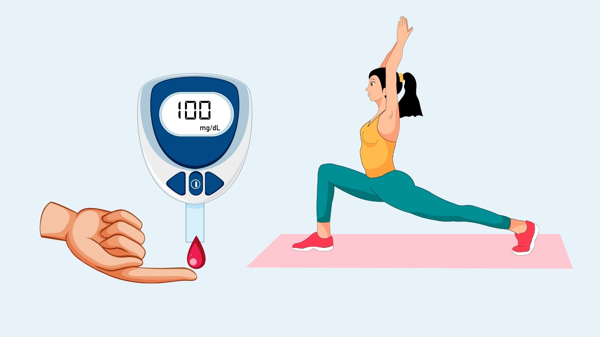 Goodbye to fatigue due to high blood sugar thanks to the following tips. Graphics: Linh Dan