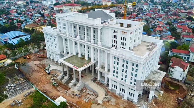 Loạt trụ sở liên cơ quan trăm tỉ đồng tại Thái Nguyên sắp về đích