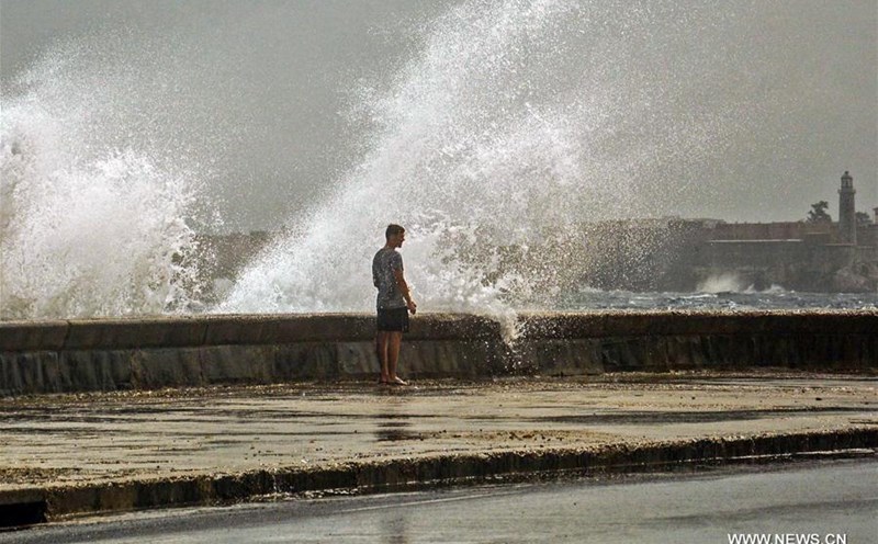 Hurricane Irma in the 2017 Atlantic hurricane season. Photo: Xinhua