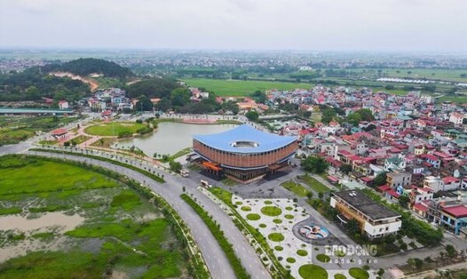 Một góc thành phố Bắc Ninh (tỉnh Bắc Ninh). Ảnh: Vân Trường