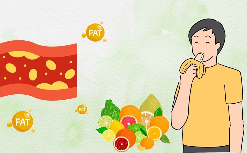 Tips for people with high blood fat to eat fruit properly. Graphics: Minh Chau
