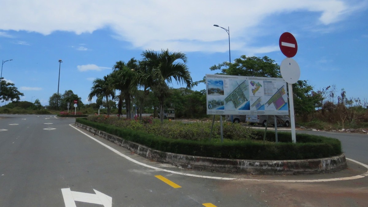 The planning is located on the land being auctioned. Photo: Thanh An