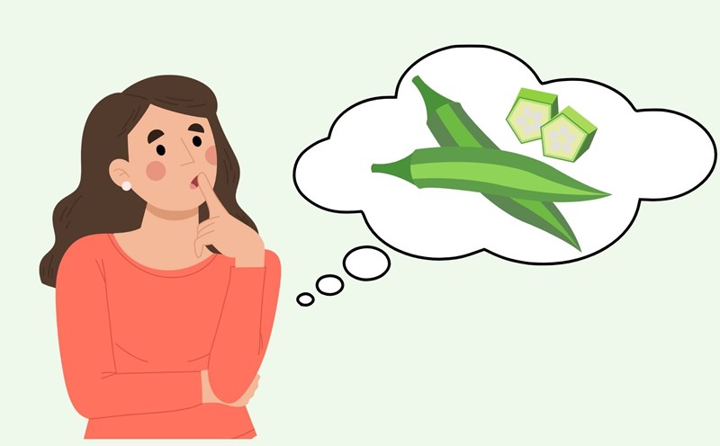 Okra supports blood sugar but should pay attention to side effects. Graphics: Linh Dan