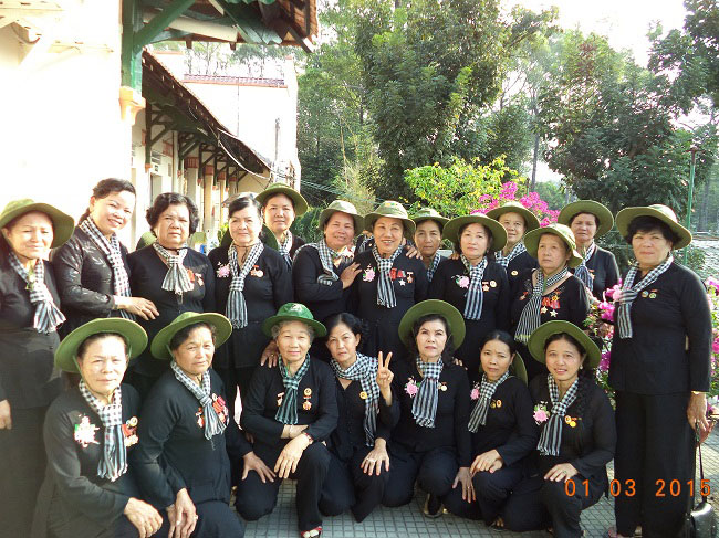 Ex-guerrillero de la guerrilla de Cu Chi (foto de 2015). Imagen de la ciudad de Tuen Linh