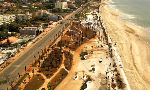 Một số khu vực tại công viên Thùy Vân (Bãi Sau) đã hoàn thiện, sẵn sàng đón du khách trải nghiệm. Ảnh: Hoàng Nhân