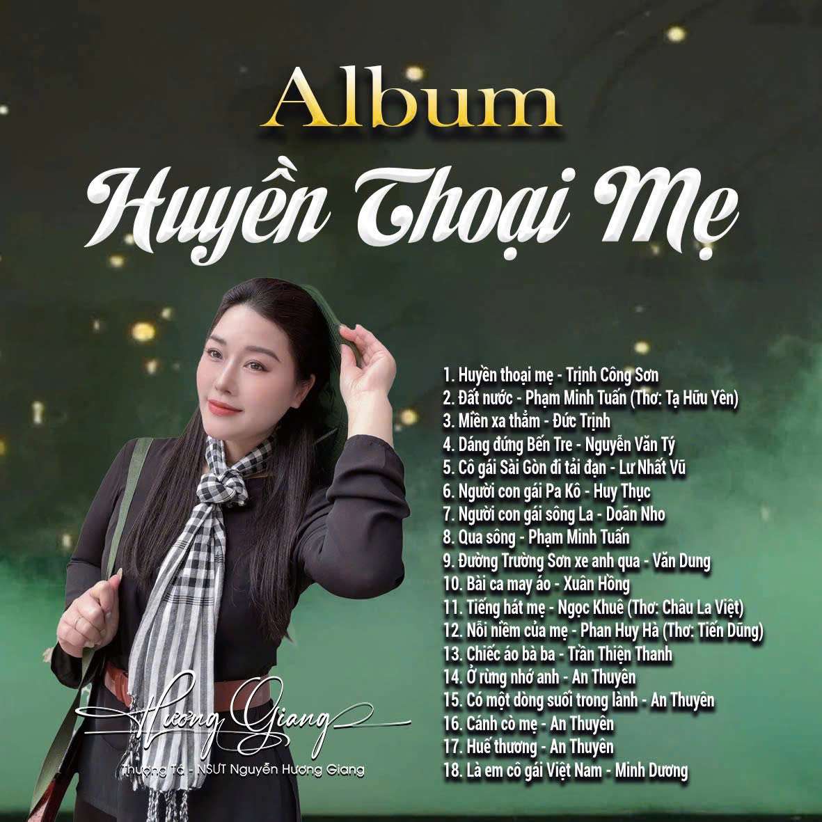 NSUT Huong Giang ra album Huyen thoai me. Anh: Nghe si cung cap.
