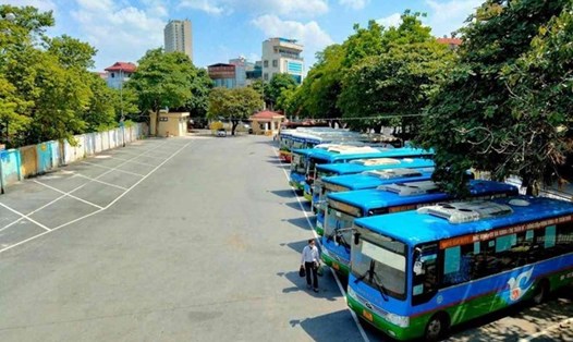 Tuyến xe buýt Bắc Ninh - Bắc Giang có 64 chuyến/ngày. Ảnh: Bến xe Bắc Ninh