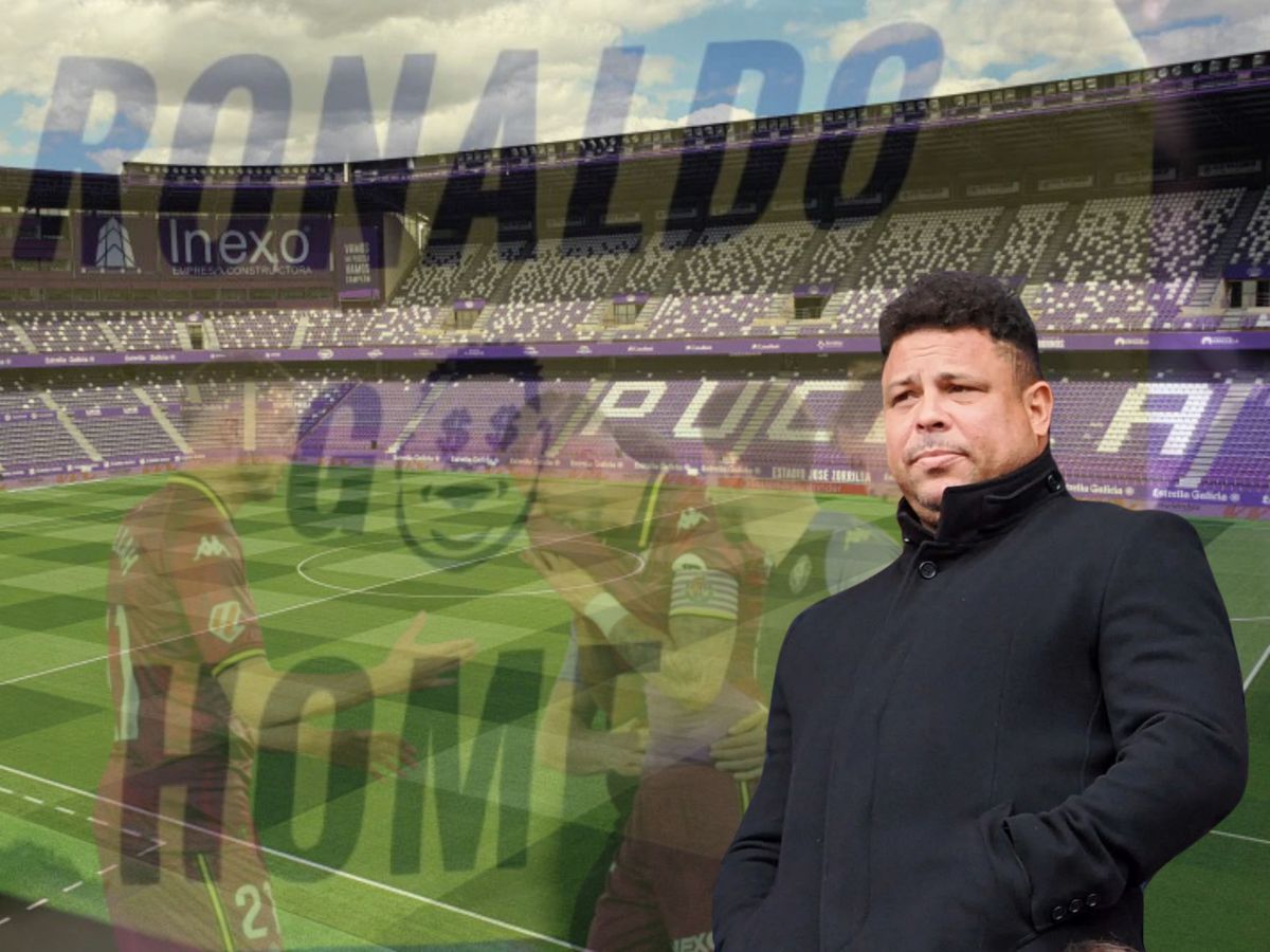Ronaldo Nazario is no longer the saviour in the eyes of Real Valladolid fans. Graphics: Le Vinh