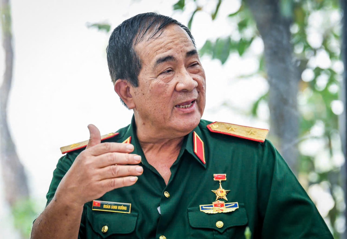 Lieutenant General, Hero of the People's Armed Forces Doan Sinh Huong. Photo: Pham Dong