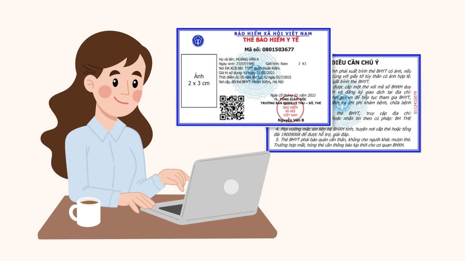 Normas sobre tarjetas de seguro medico desde el 1 de julio de 2025. Diseñado por Linh Dan
