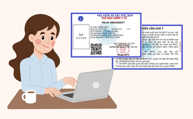 Regulations on health insurance cards from 1.7.2025. Graphics: Linh Dan