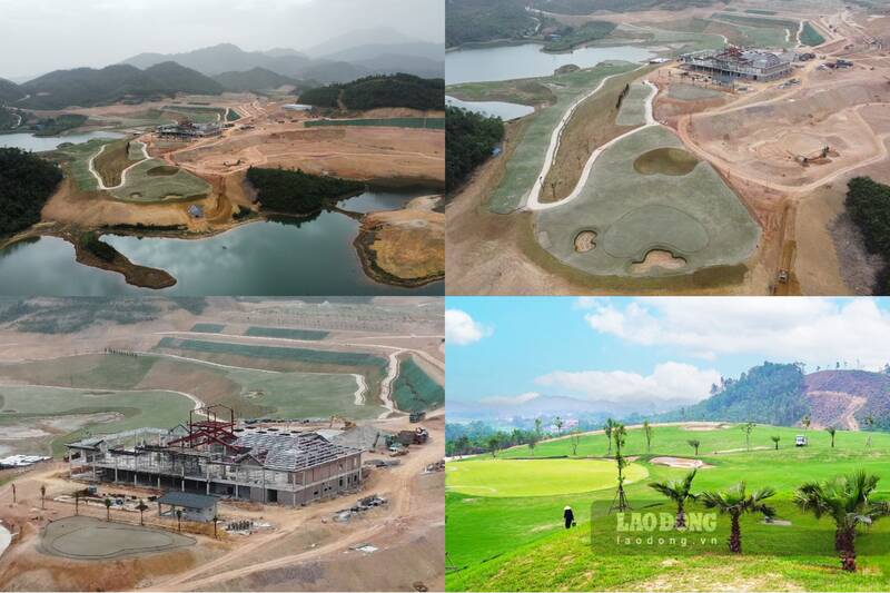 El proyecto del campo de golf Glory esta a punto de terminar. Imagen de Lam Thanh
