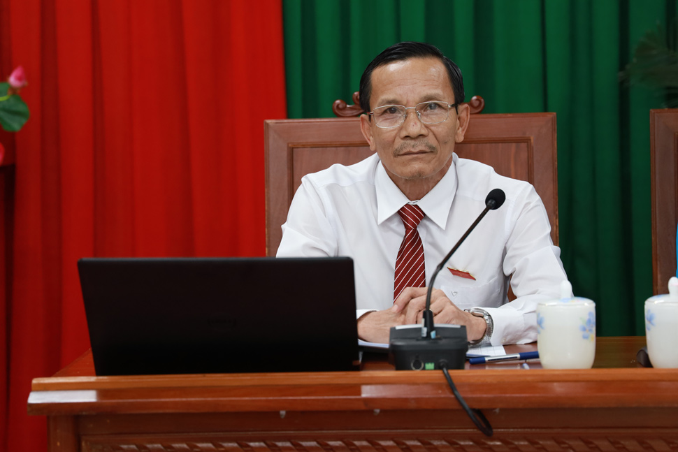 Mr. Le Thanh Dong - Permanent Vice Chairman of Phu Yen Provincial People's Council. Photo: Xuan An