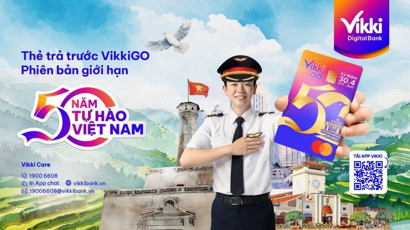 Mot cham - ket noi cuoc song thanh pho hien dai, van minh va khong tien mat. Nguon anh: Vikki Digital Bank