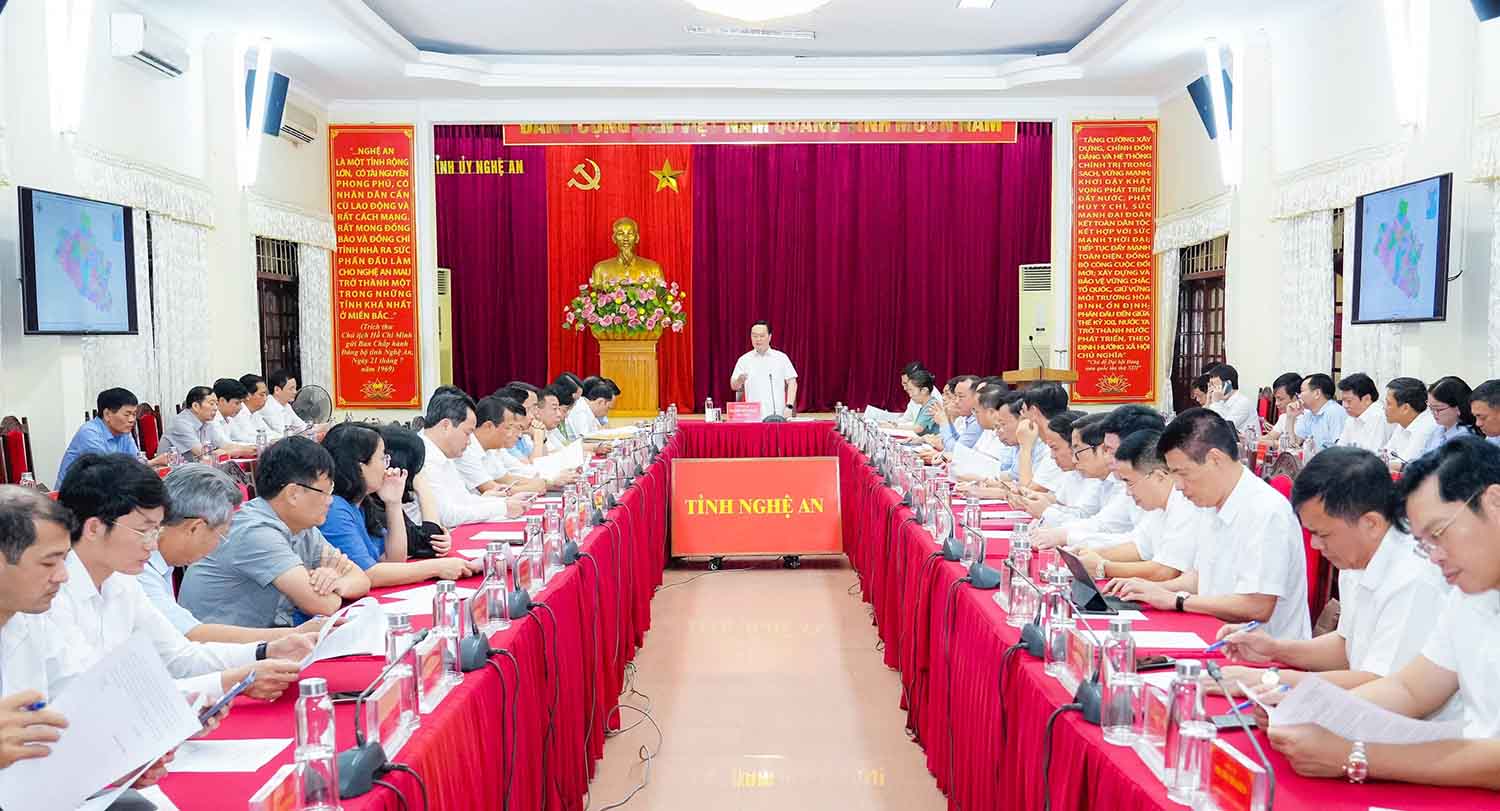 The Steering Committee of Nghe An province encourages localities to consider adjusting the naming of new communes in the direction of not attaching district names with consecutive numbers. Photo: Pham Bang