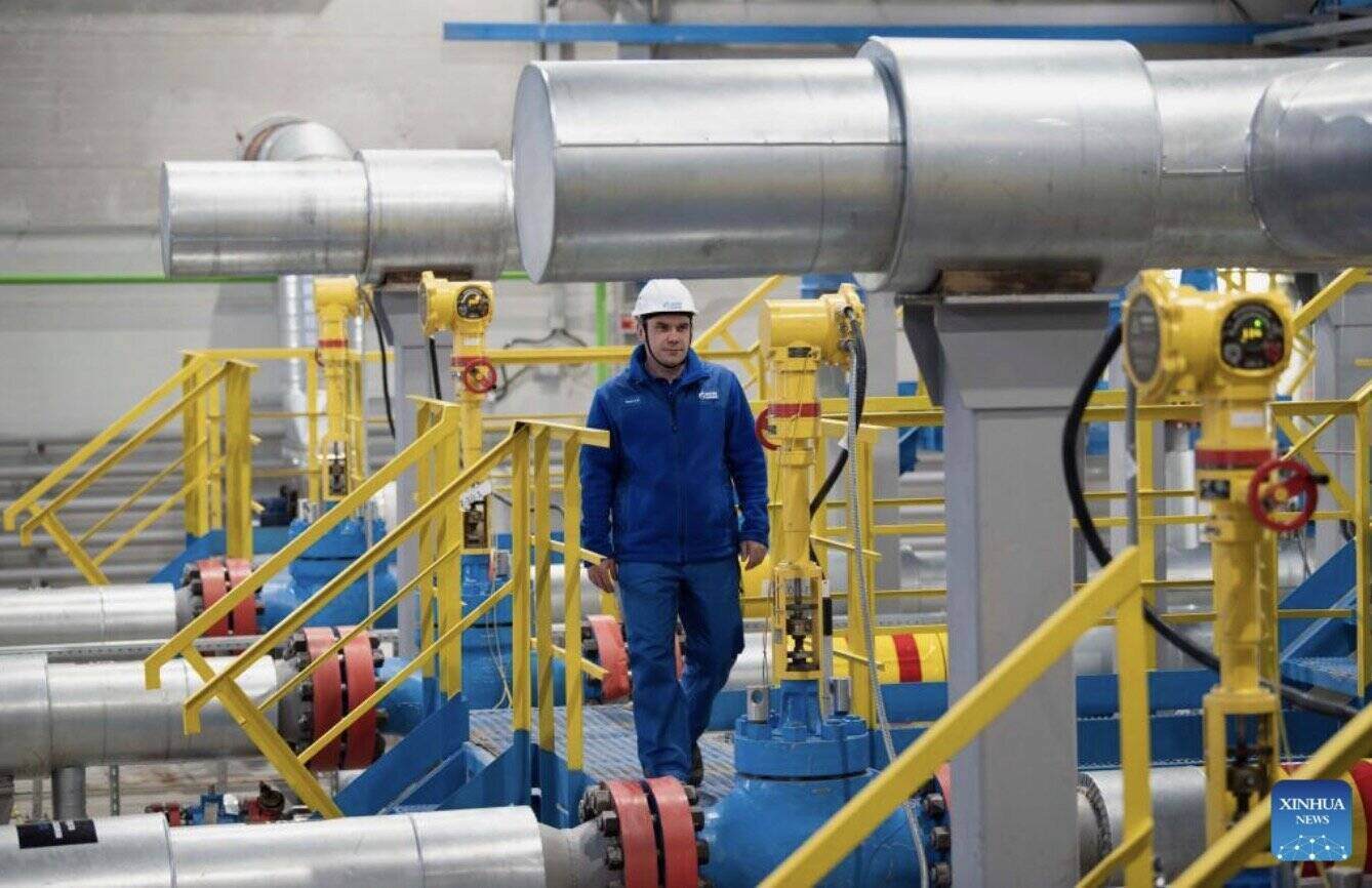 Ukraine has become the most feasible route to resume Russian gas supplies to Europe. Photo: Xinhua
