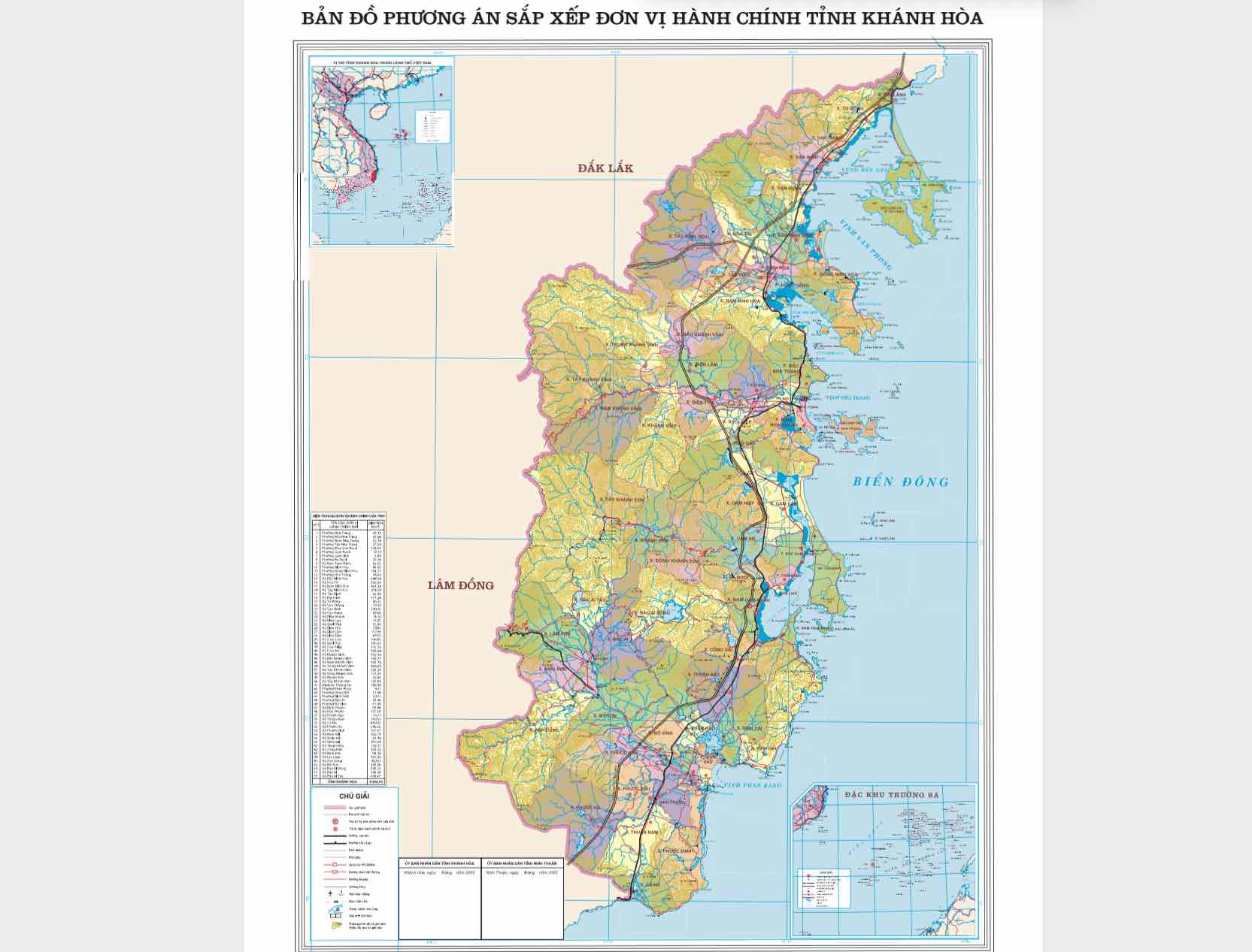Today, there is an official project on merging Khanh Hoa and Ninh Thuan provinces to submit to the Government for consideration. Photo: Huu Long