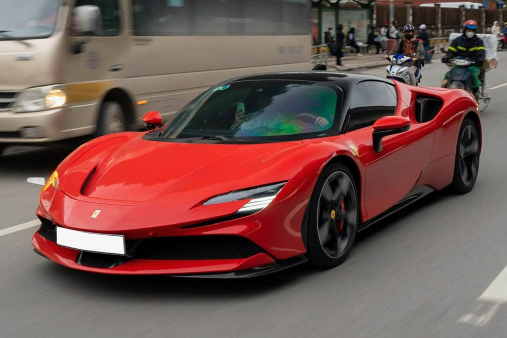 El Ferrari SF90 Stradale es un modelo raro en Vietnam. Imagen: cantidad