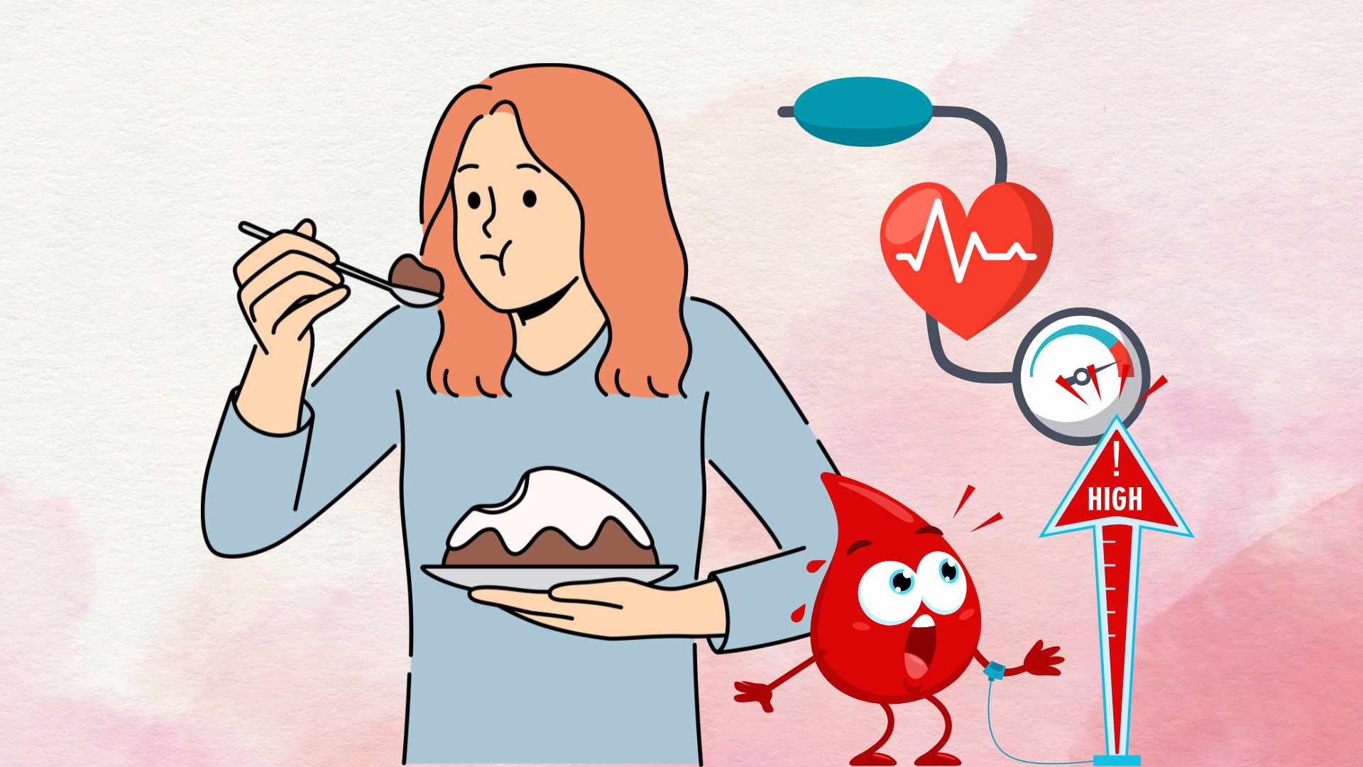 Signos de que estas comiendo demasiada azucar, aumentando la glucosa en la sangre y perjudicando tu salud