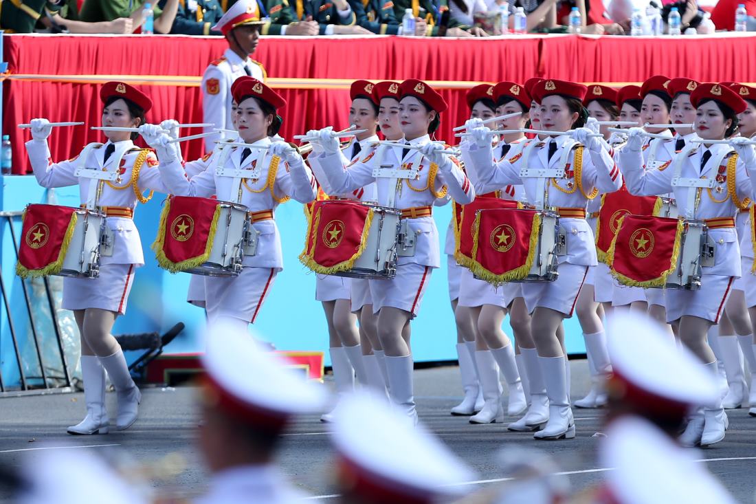 On April 30, parades, parades and other activities took place in Ho Chi Minh City. Photo: Thanh Vu