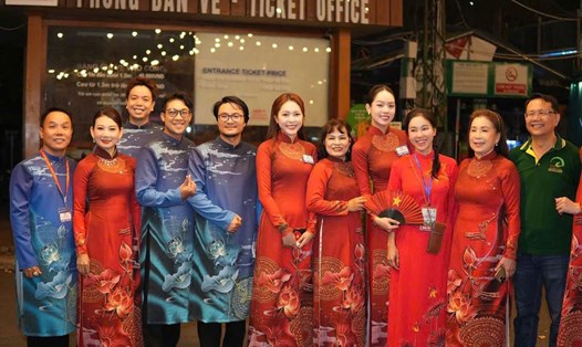 Các nghệ sĩ tham gia diễu hành dịp đại lễ 30.4. Ảnh: Nghệ sĩ cung cấp.