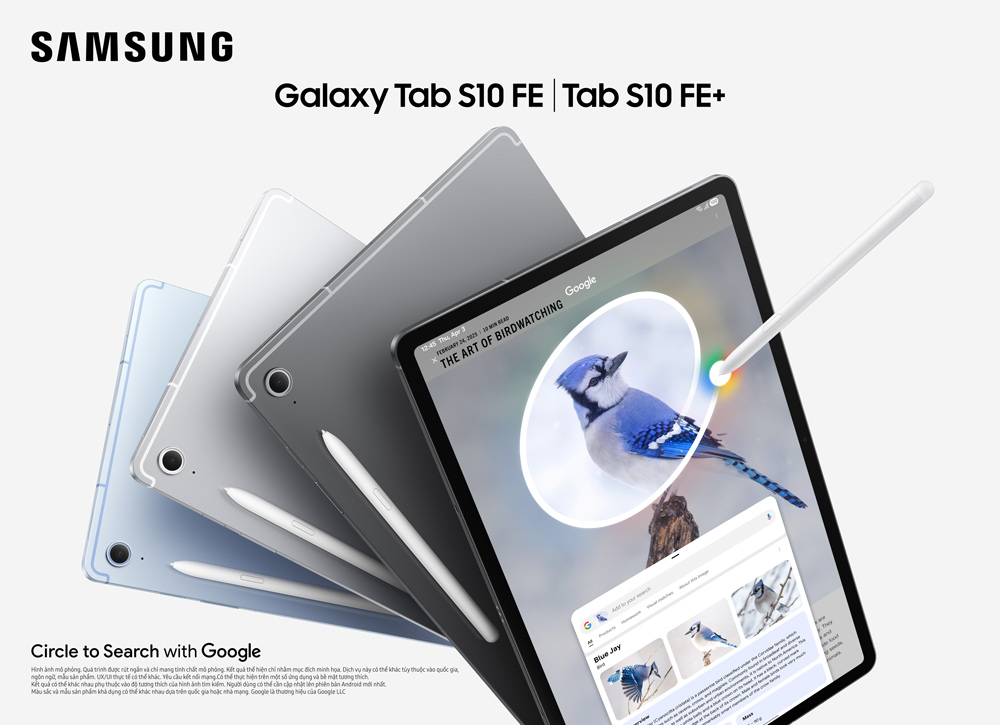 Galaxy Tab S10 FE and Galaxy Tab S10 FE+. Photo: Provided by the enterprise