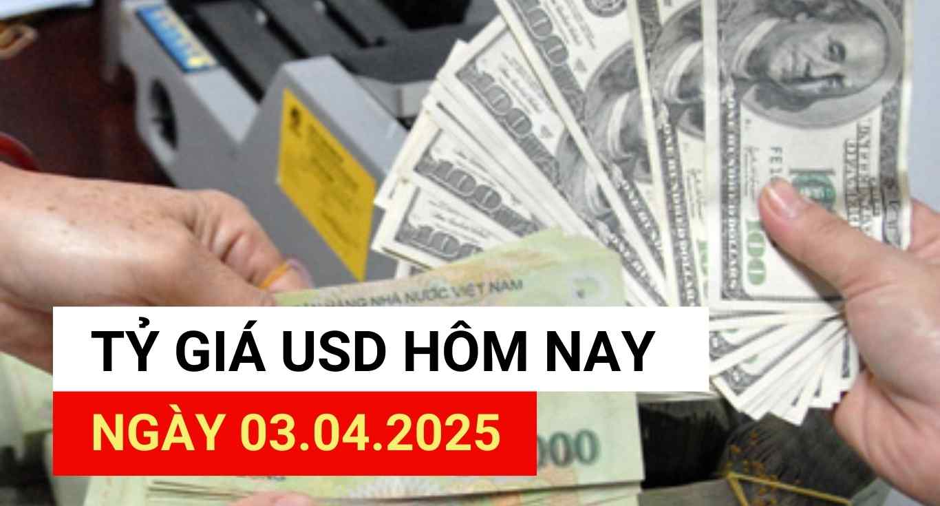 USD exchange rate today 3.4.2025.