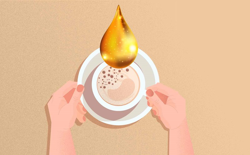 Benefits of adding collagen to your coffee. Graphics: Thien Nhan