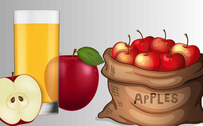 5 apple juice recipes to help enhance flavor and improve health. Graphic photo: Hoang Loc