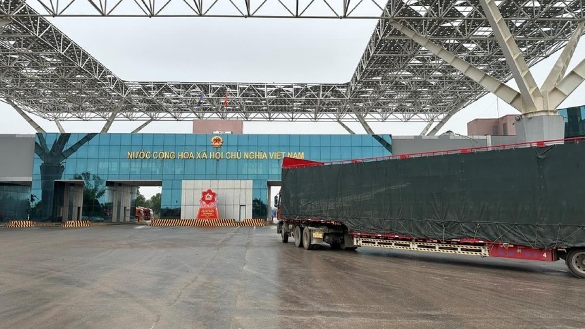 Mong Cai International Border Gate. Photo: Regional Customs Branch VIII
