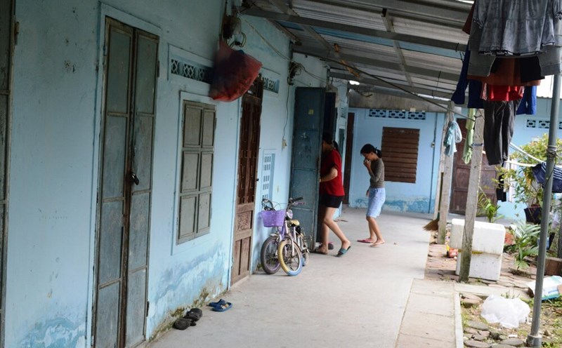 Without social housing, many workers in Quang Ngai have to live in dilapidated rented rooms, but the rental price is high. Photo: Vien Nguyen