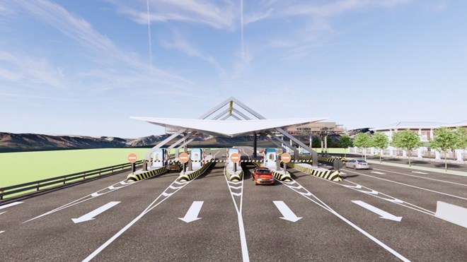 El Ministerio de Finanzas enfatizo que es necesario continuar una revision integral de la ley sobre inversion publica, la ley de presupuesto estatal al mecanismo de pago, para garantizar la ventilacion. En la imagen esta el proyecto Dong Dang - Tra Linh Highway en Cao Bang. Artework: Tan Van