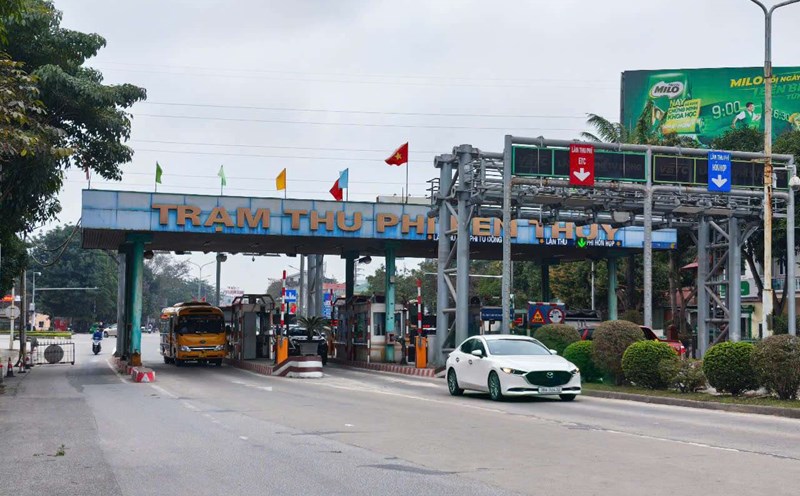 Ben Thuy 1 toll station. Photo: Quang Dai