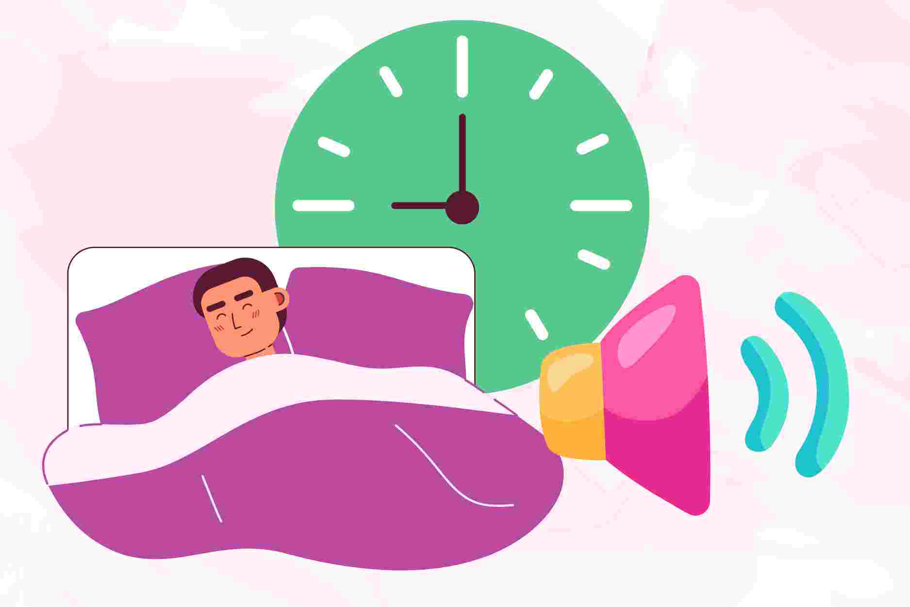 Reveal how to sleep better each night thanks to sound. Graphics: Dinh Dinh